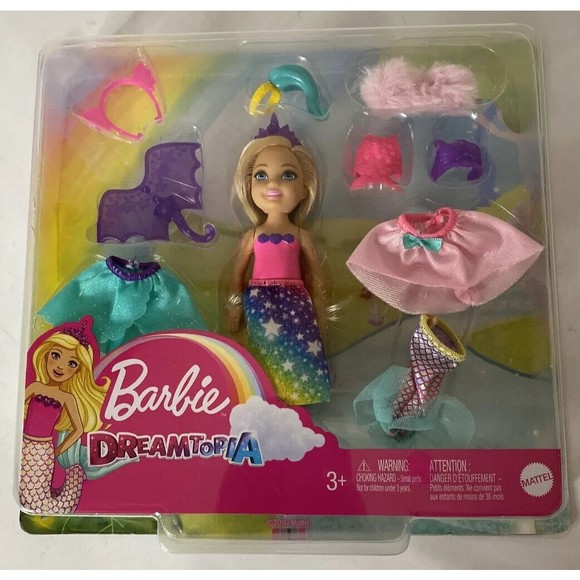 Barbie Dreamtopia Chelsea Doll Dress-up Set Toy Mermaid Princess New in box - Picture 11 of 11